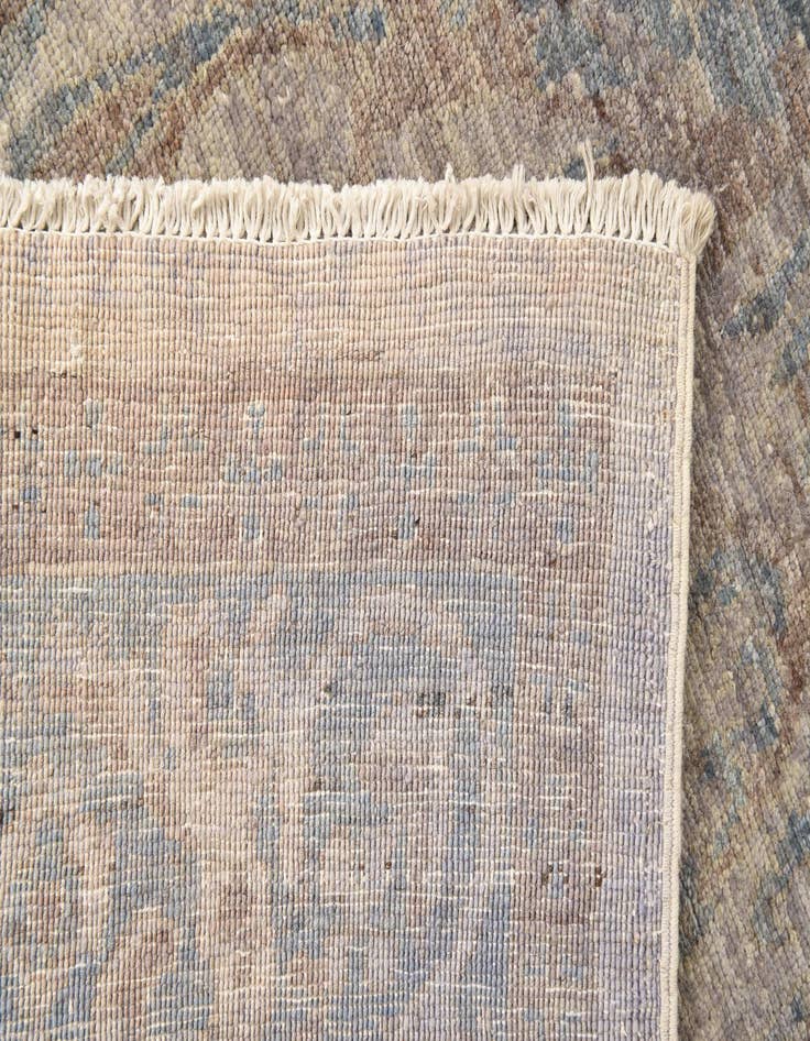 Detail image of 4' 2 x 7' 7 Hand Knotted Peshawar Ziegler Rug
