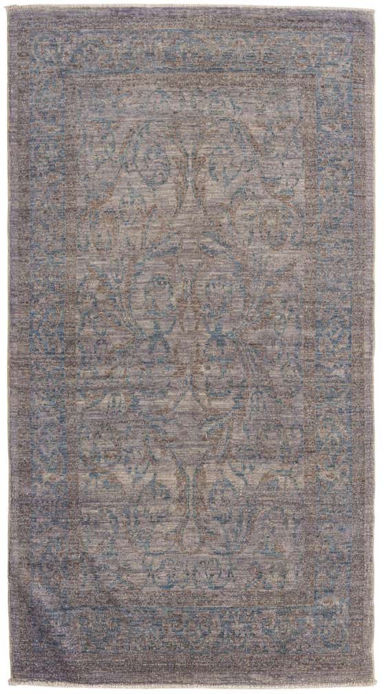 4' 2 x 7' 7 Hand Knotted Peshawar Ziegler Rug