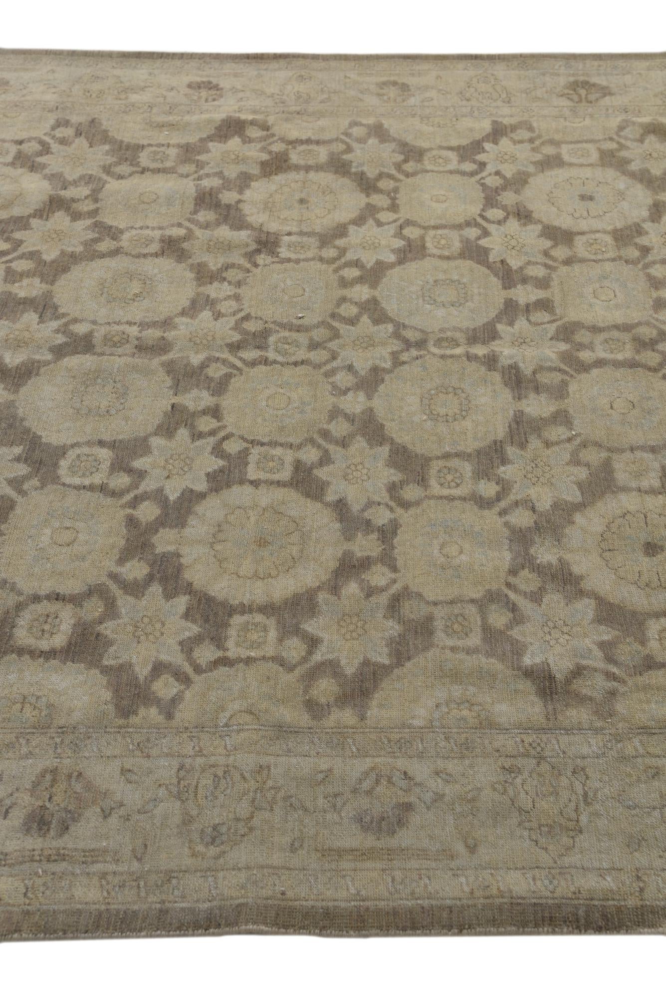 5' 1 x 7' 2 Hand Knotted Peshawar Ziegler Rug
