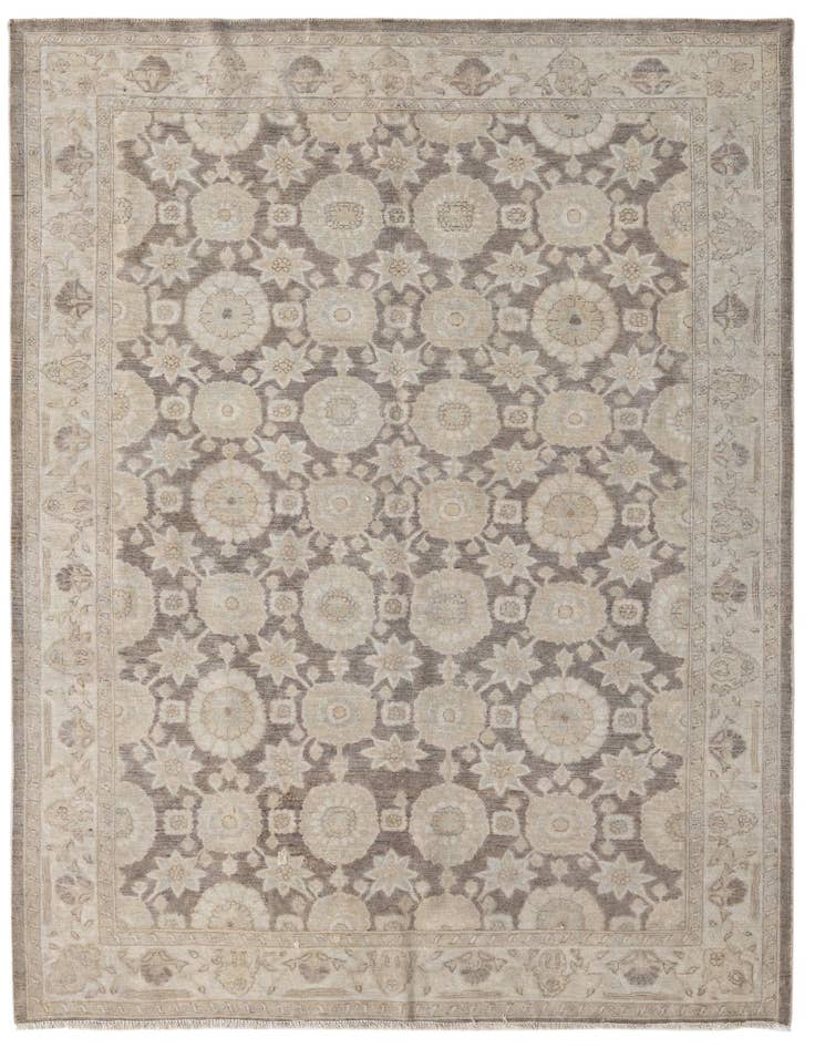 Detail image of 5' 1 x 7' 2 Hand Knotted Peshawar Ziegler Rug