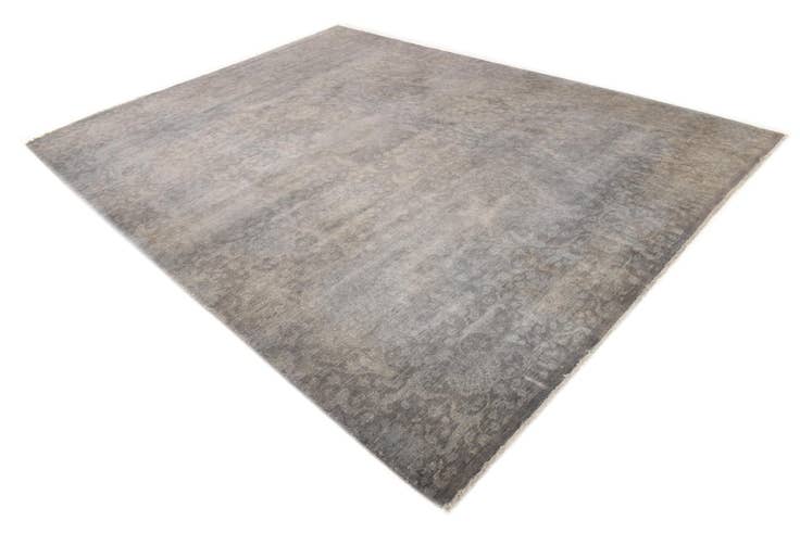 Detail image of 8' 9 x 12' Hand Knotted Peshawar Ziegler Rug