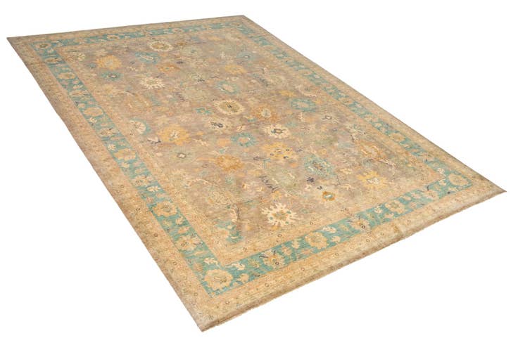 Detail image of 16' x 22' 10 Hand Knotted Peshawar Ziegler Rug