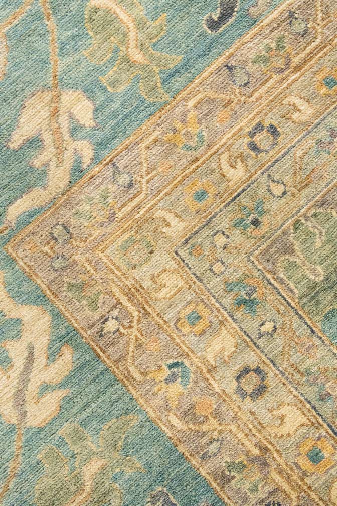 16' x 22' 10 Hand Knotted Peshawar Ziegler Rug