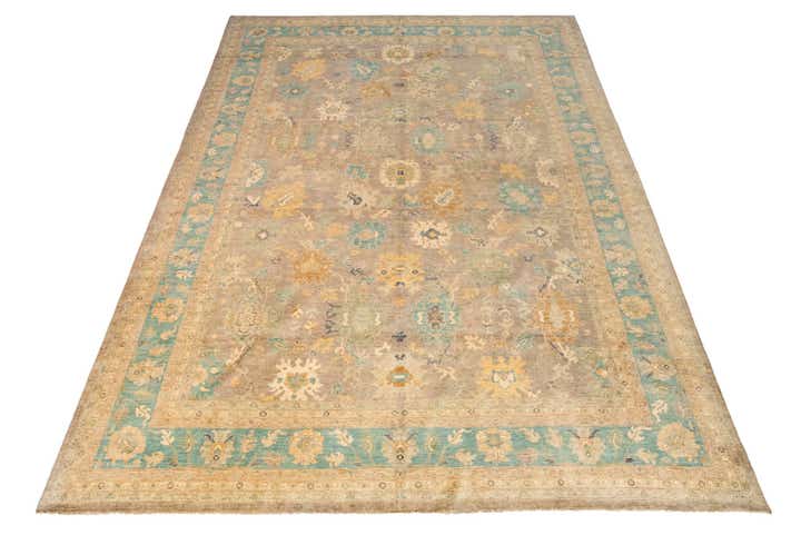 16' x 22' 10 Hand Knotted Peshawar Ziegler Rug