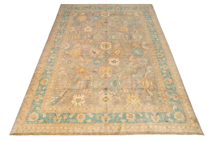 Detail image of 16' x 22' 10 Hand Knotted Peshawar Ziegler Rug