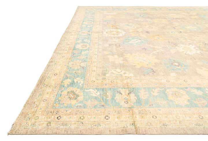16' x 22' 10 Hand Knotted Peshawar Ziegler Rug