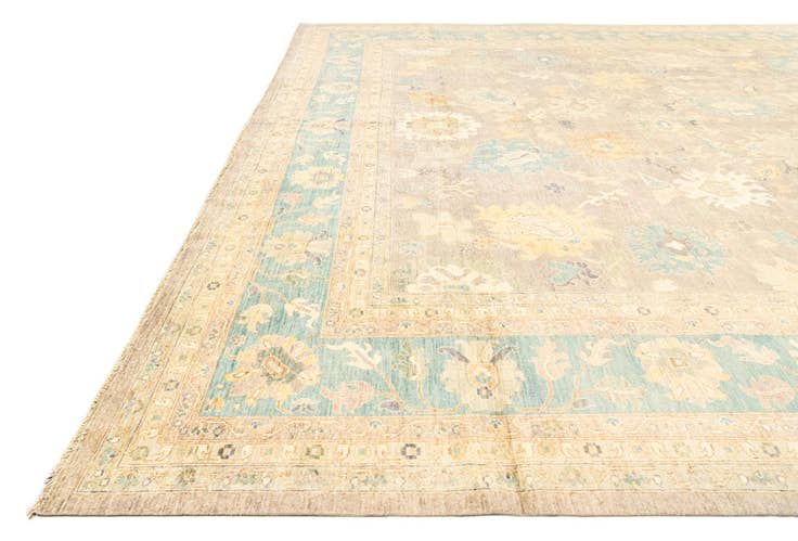 Detail image of 16' x 22' 10 Hand Knotted Peshawar Ziegler Rug
