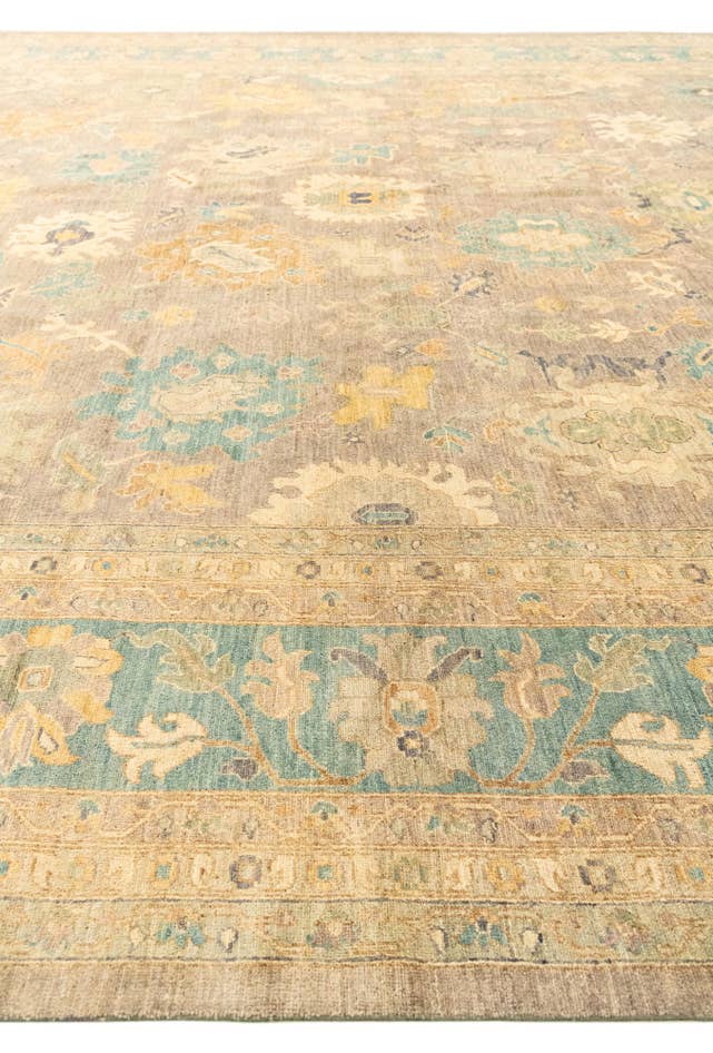 Detail image of 16' x 22' 10 Hand Knotted Peshawar Ziegler Rug