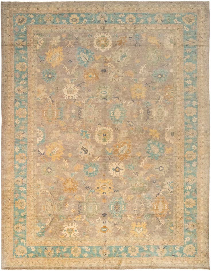 Detail image of 16' x 22' 10 Hand Knotted Peshawar Ziegler Rug