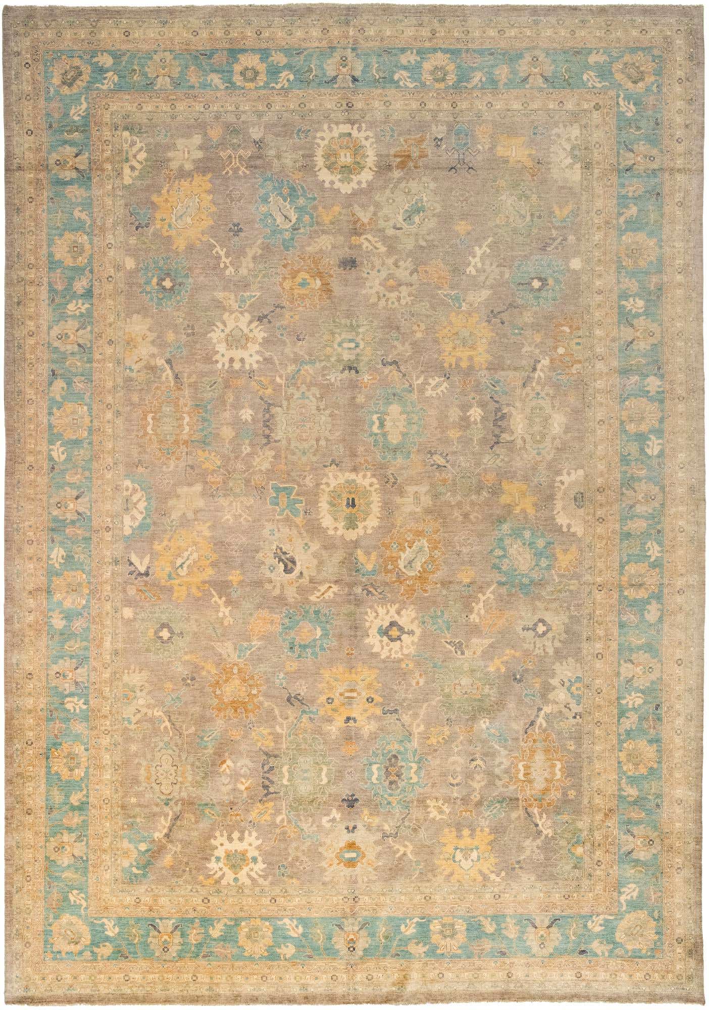 16' x 22' 10 Hand Knotted Peshawar Ziegler Rug