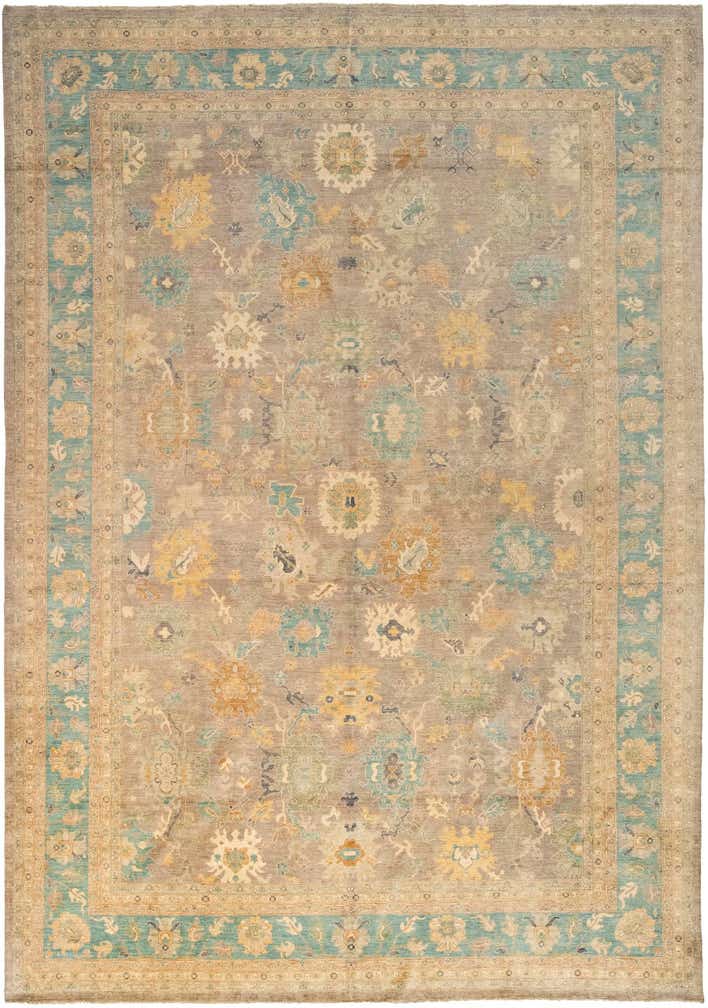 16' x 22' 10 Hand Knotted Peshawar Ziegler Rug
