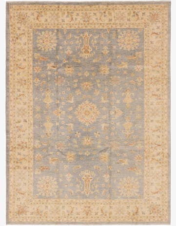 8' 4 x 11' 4 Hand Knotted Peshawar Ziegler Rug