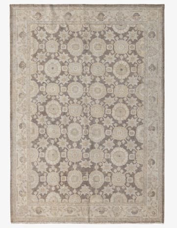 5' 1 x 7' 2 Hand Knotted Peshawar Ziegler Rug