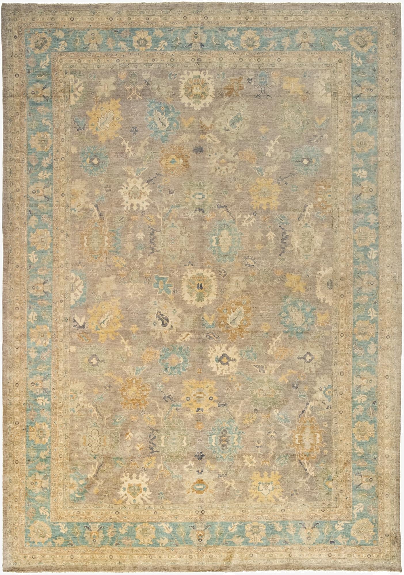 16' x 22' 10  Hand Knotted Peshawar Ziegler Rug