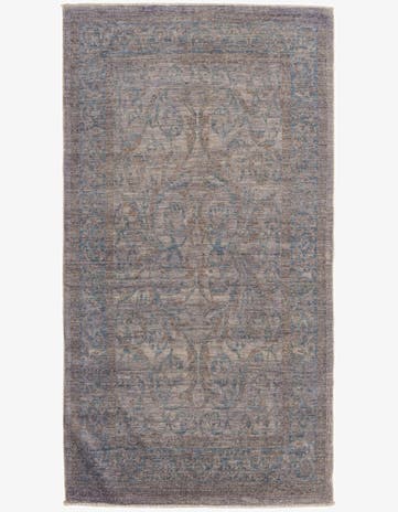 4' 2 x 7' 7 Hand Knotted Peshawar Ziegler Rug