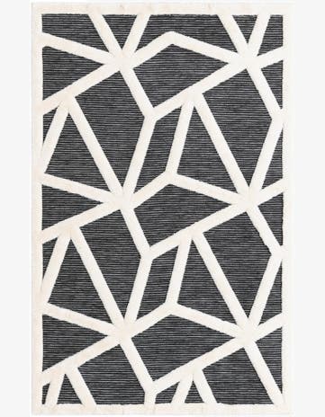 Gray Prismatic Rug