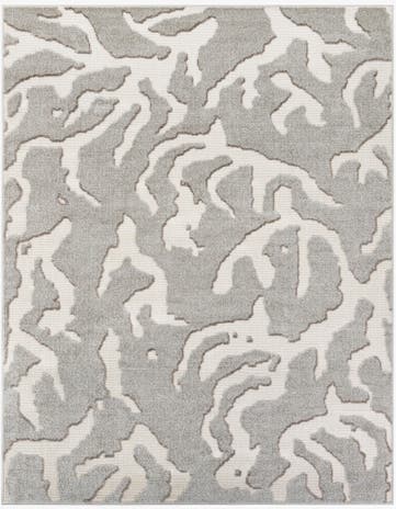 Gray Easy-Clean Sabrina Soto Indoor / Outdoor Rug