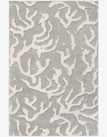 Gray Easy-Clean Sabrina Soto Indoor / Outdoor Rug