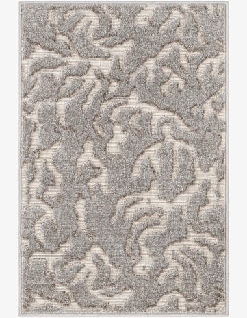 Gray Easy-Clean Sabrina Soto Indoor / Outdoor Rug