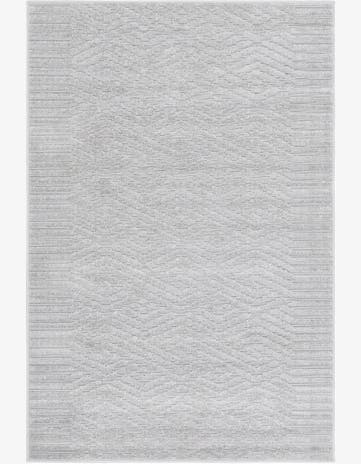 Gray Easy-Clean Sabrina Soto Hudson Indoor / Outdoor Rug
