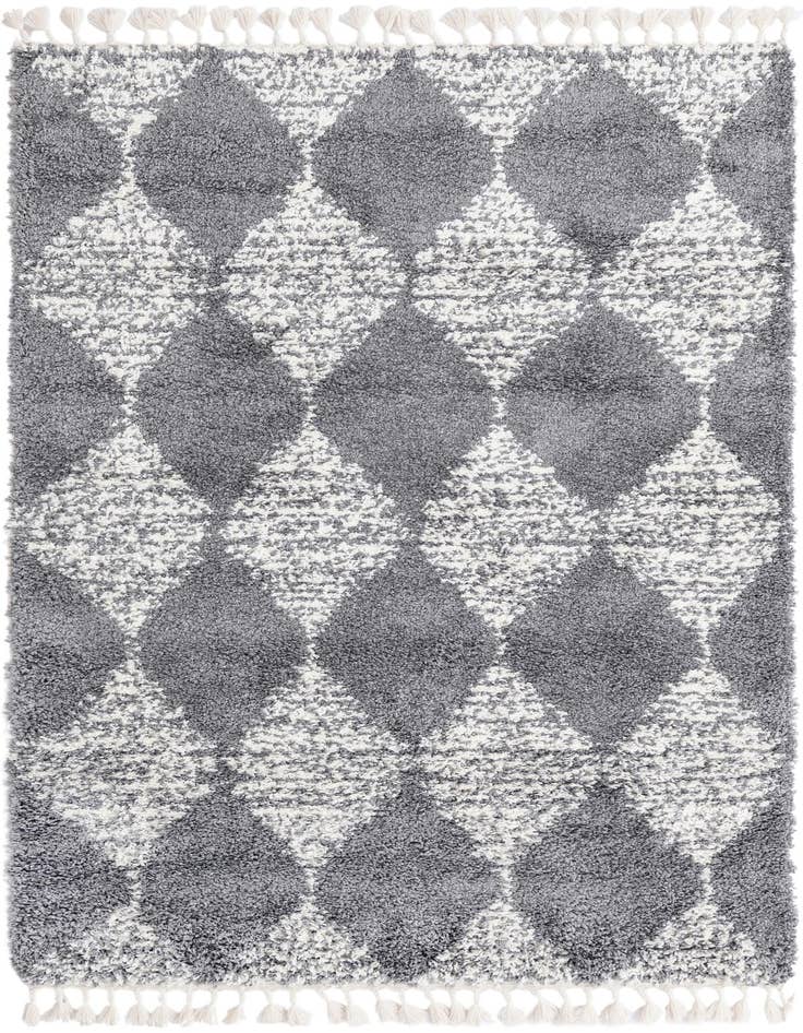 Detail image of 5' 3 x 8' Serenity Shag Rug