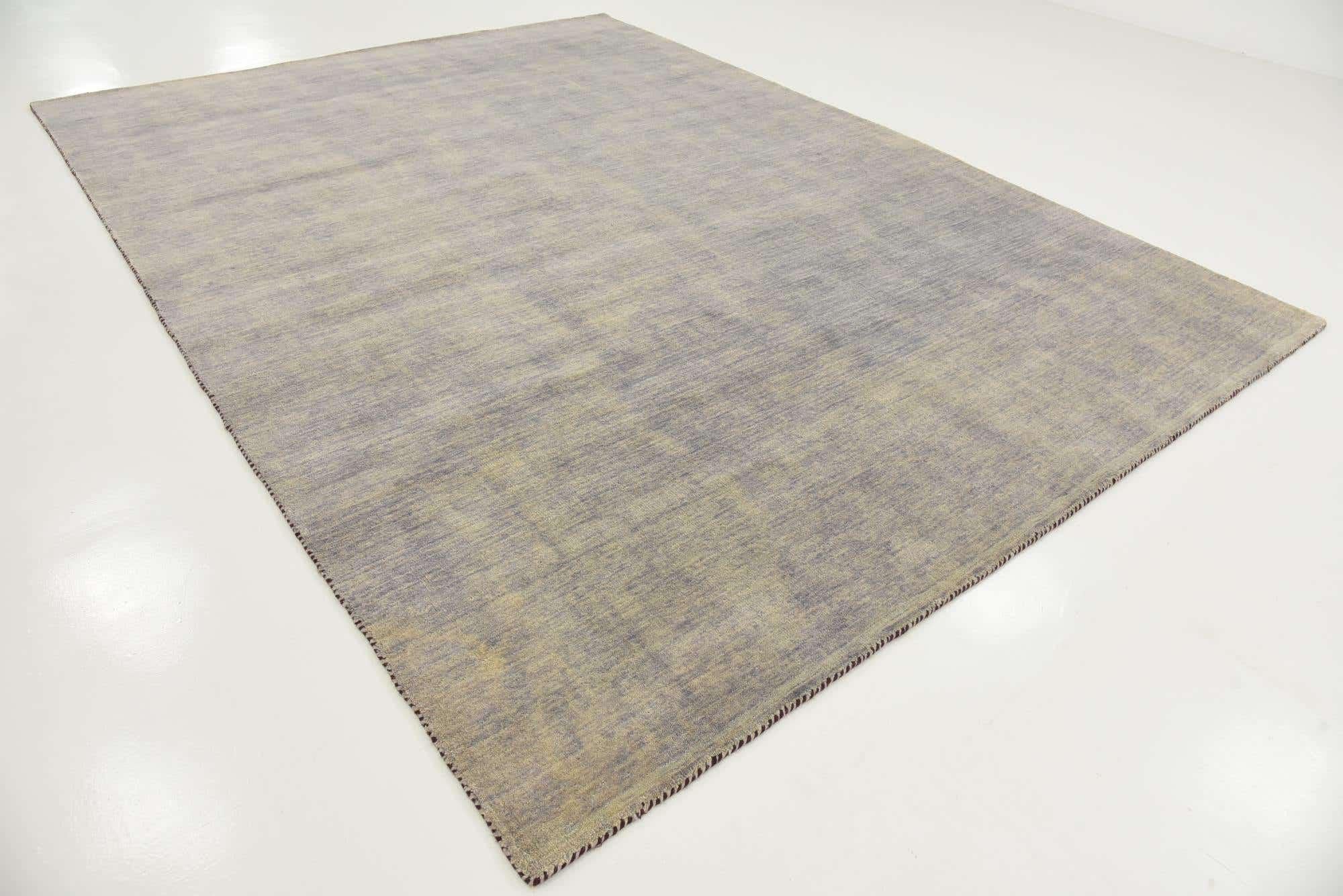 8' 2 x 11' 6 Hand Knotted Solid Gabbeh Rug