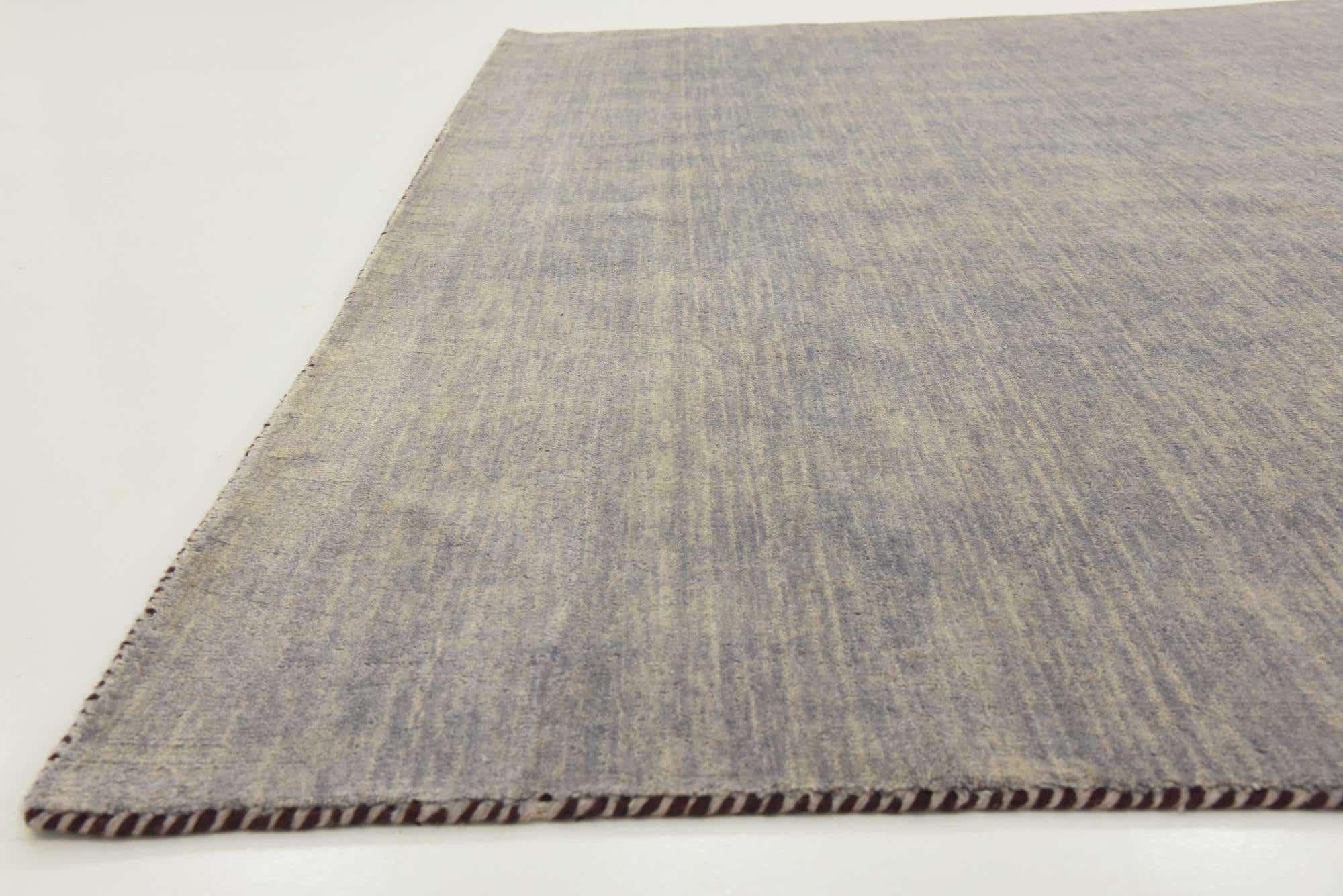 8' 2 x 11' 6 Hand Knotted Solid Gabbeh Rug