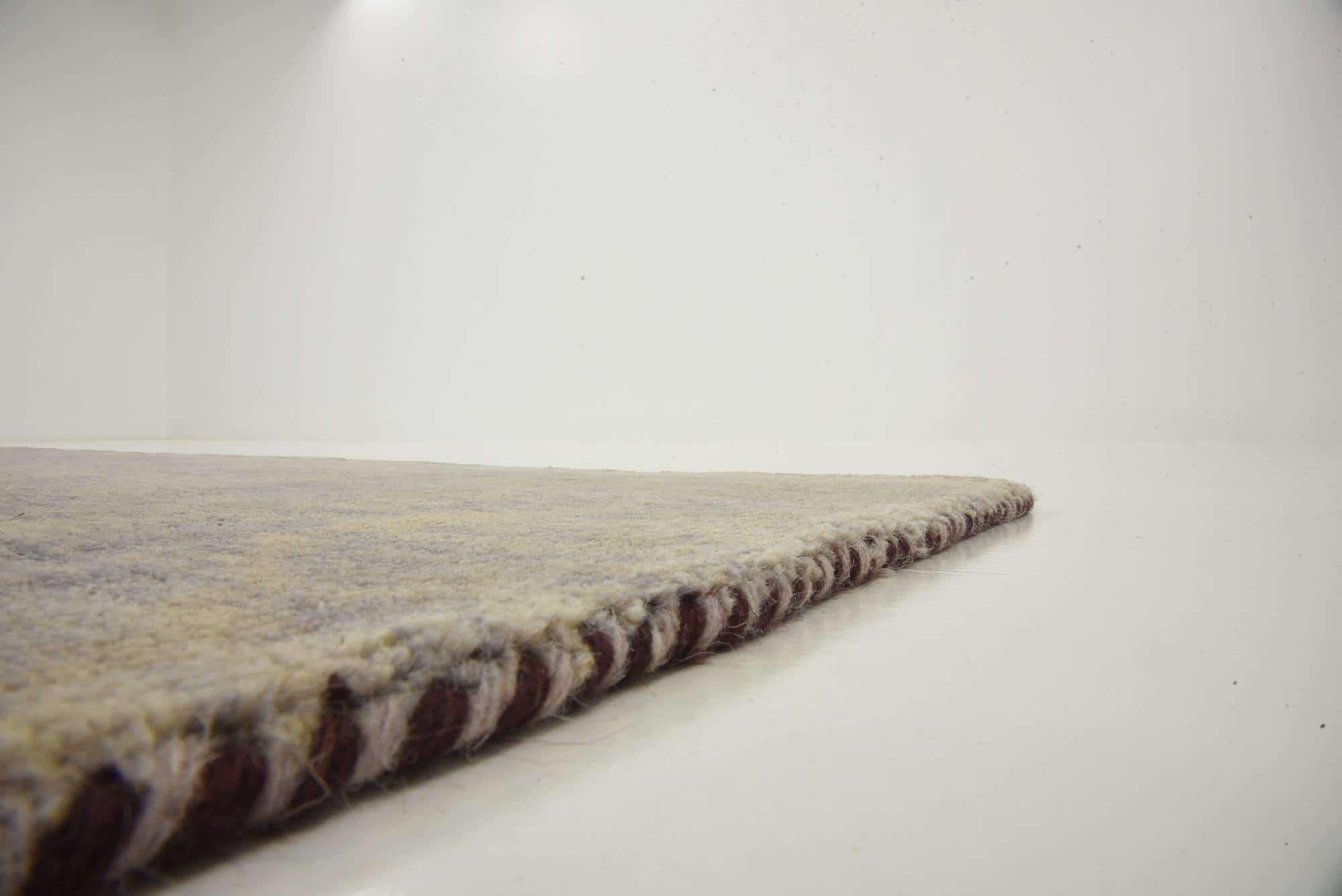 8' 2 x 11' 6 Hand Knotted Solid Gabbeh Rug
