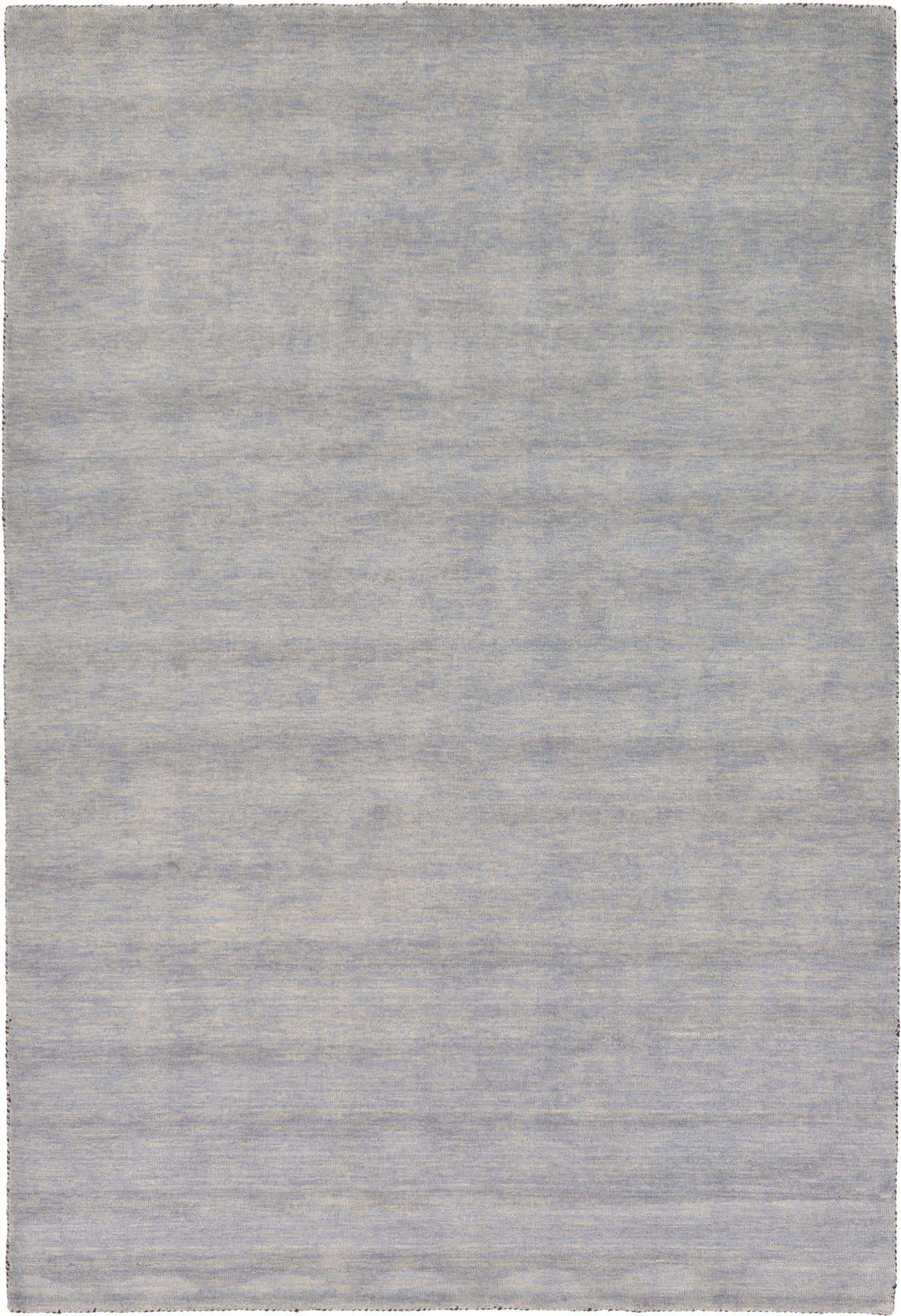 6' 7 x 9' 10 Hand Knotted Solid Gabbeh Wool Rug