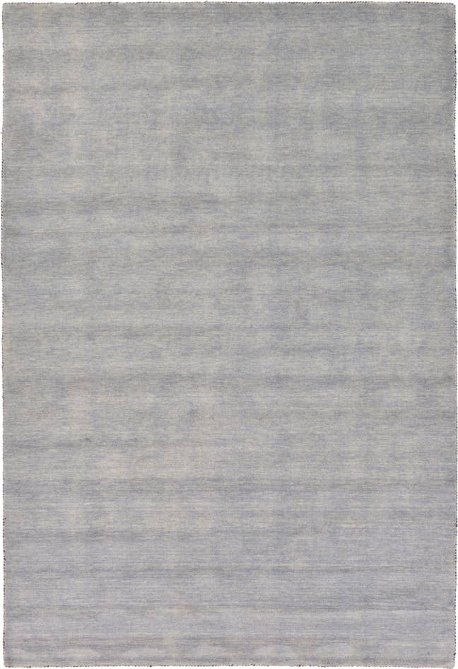 Detail image of 6' 7 x 9' 10 Hand Knotted Solid Gabbeh Wool Rug