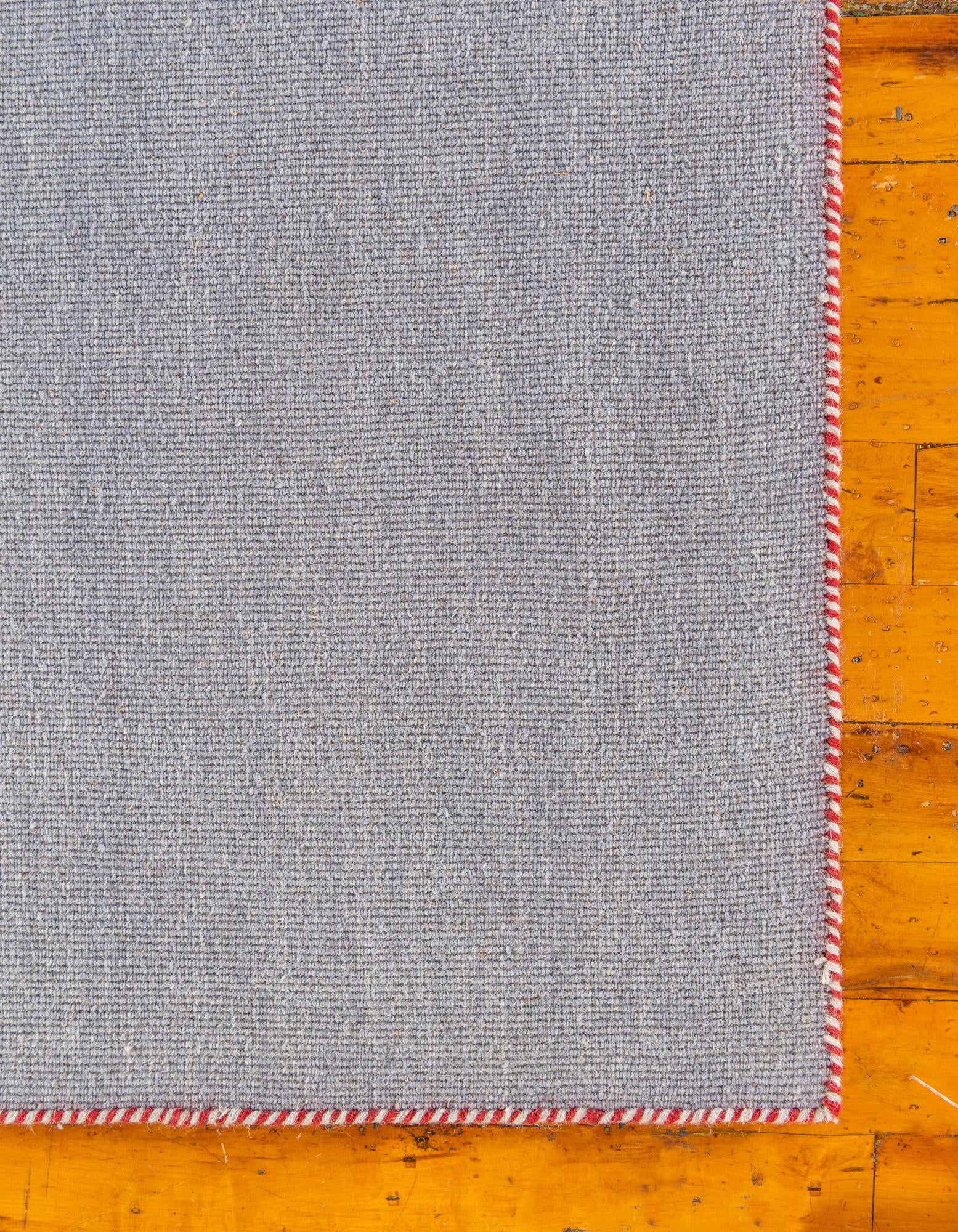 6' 7 x 9' 10 Hand Knotted Solid Gabbeh Wool Rug