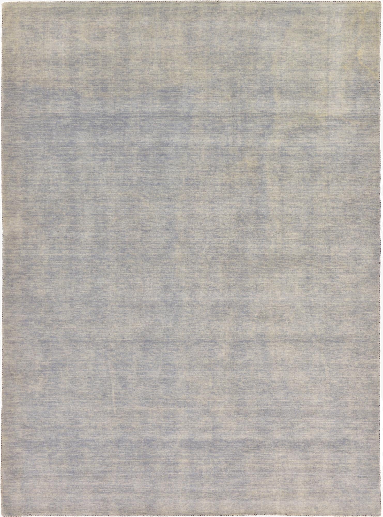 Primary image  8' 2 x 11' 6  Hand Knotted Solid Gabbeh Wool Rug