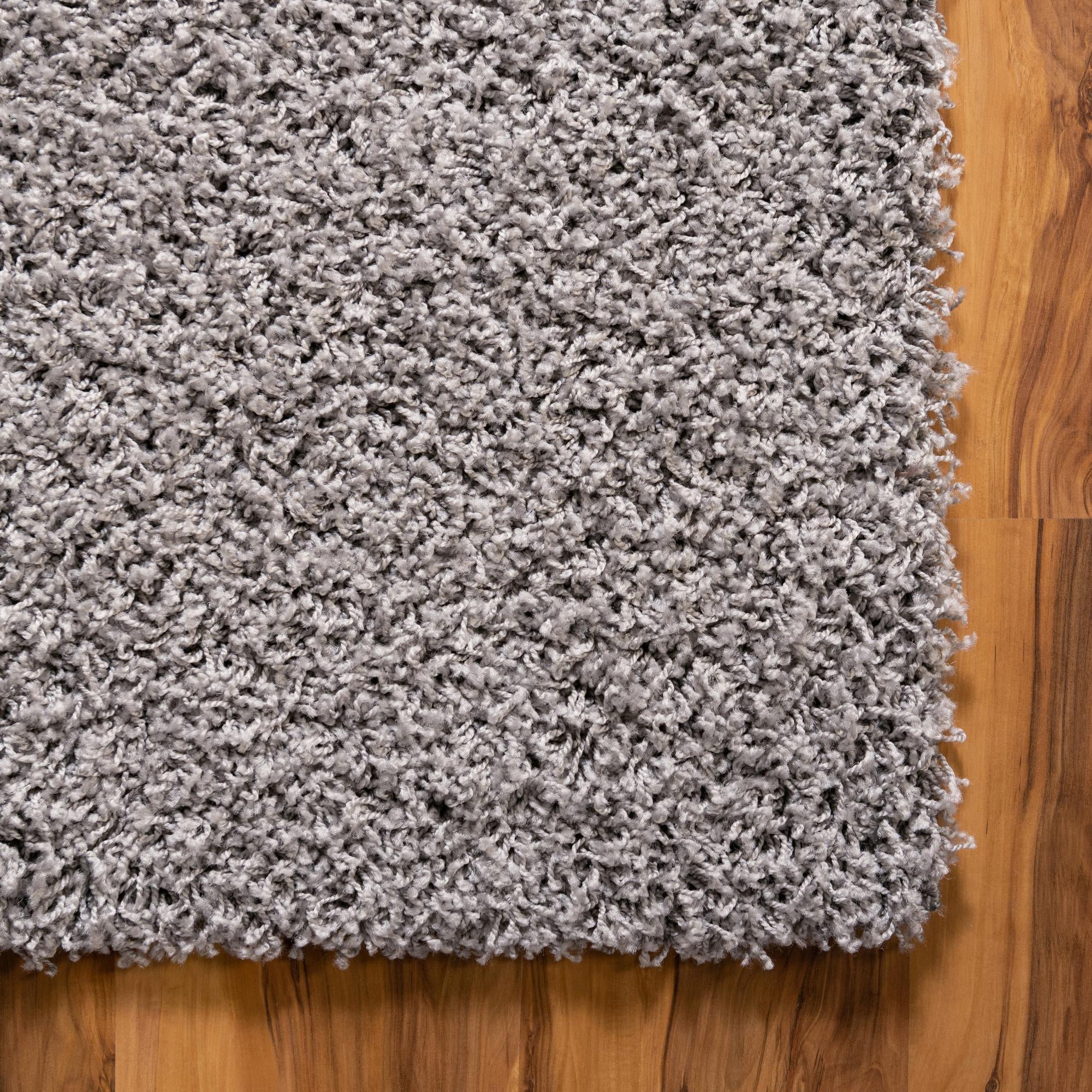 6' x 9' Solid Shag Rug