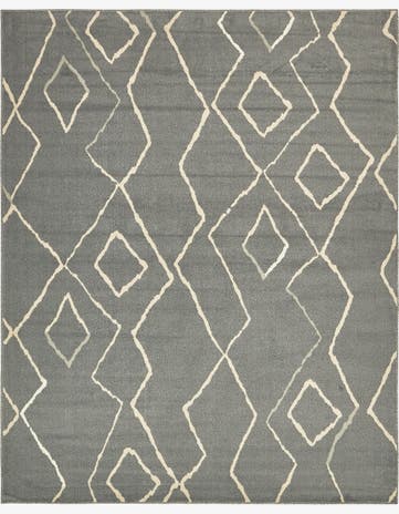 Gray Southwestern Rug