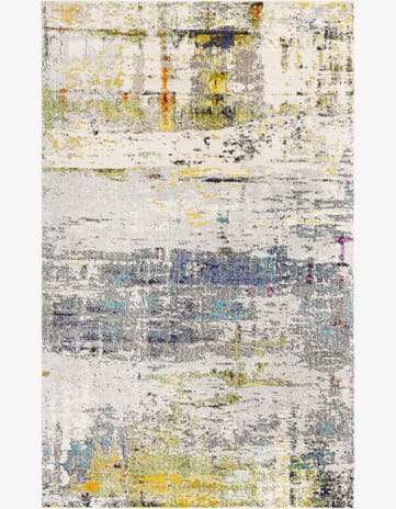 Gray Washable Spectrum Rug