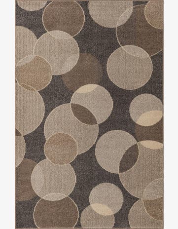 Gray Washable Theia Rug