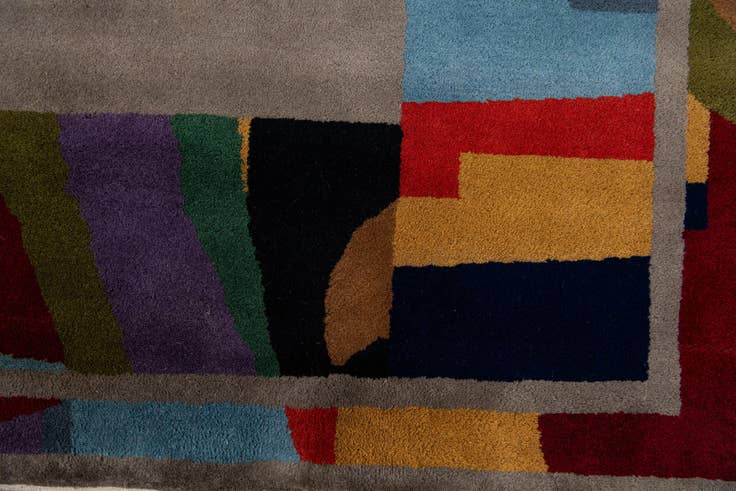 Detail image of 6' 10 x 10' Hand Knotted Tibet Wool Rug