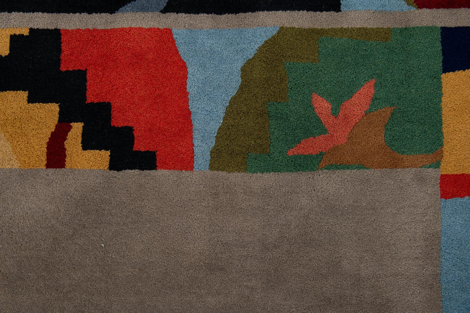 6' 10 x 10' Hand Knotted Tibet Wool Rug