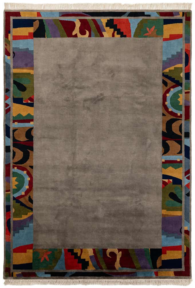 6' 10 x 10' Hand Knotted Tibet Wool Rug