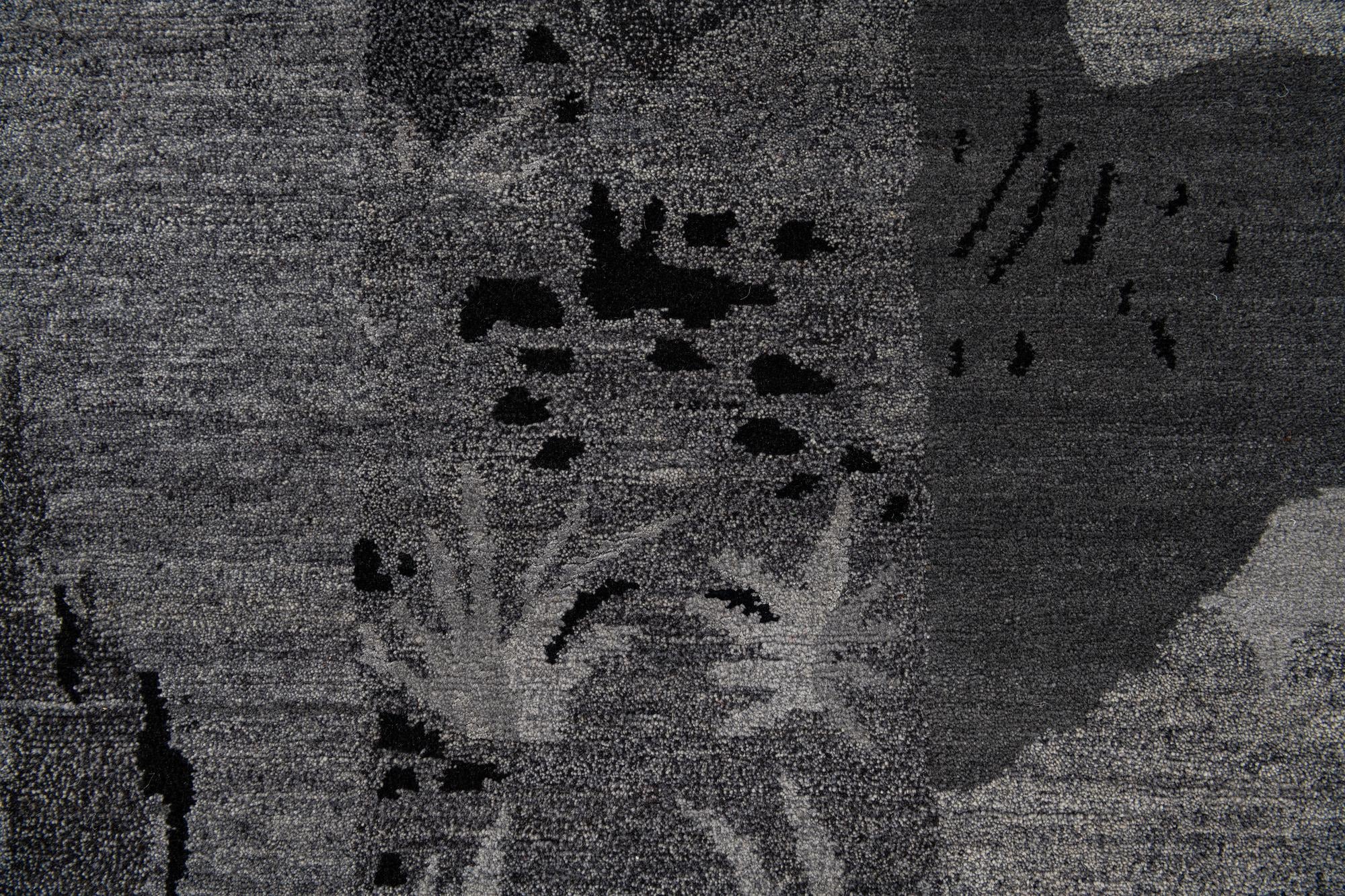 4' x 6' Hand Knotted Tibet Wool Rug