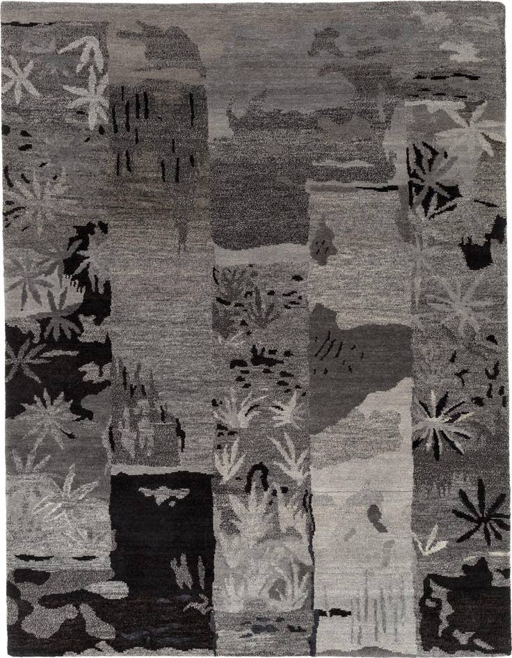 Detail image of 4' x 6' Hand Knotted Tibet Wool Rug