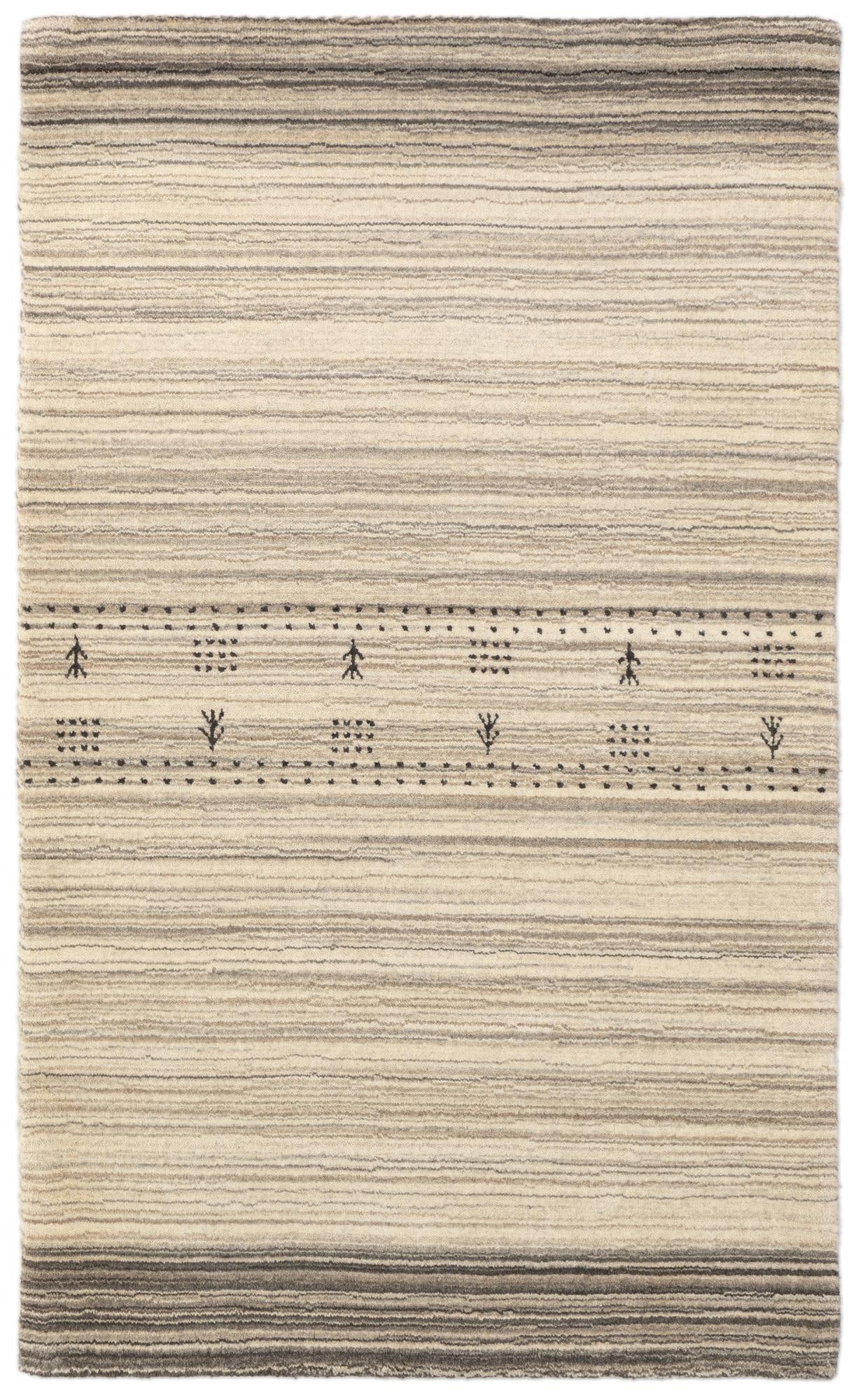 2' 5 x 4' Hand Knotted Tibet Wool Rug