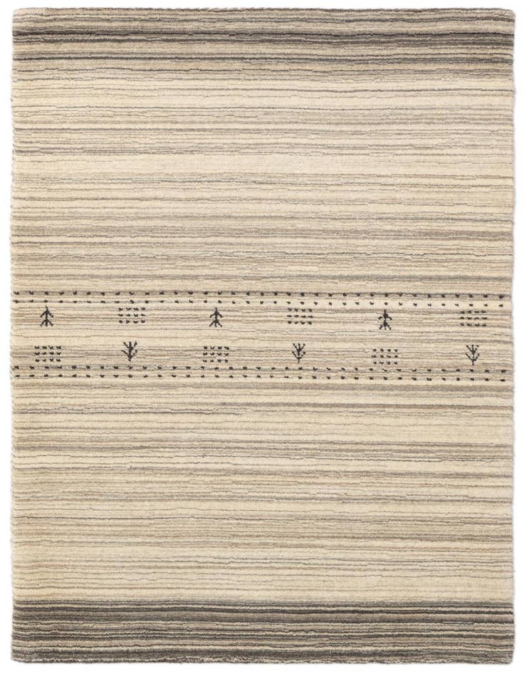 Detail image of 2' 5 x 4' Hand Knotted Tibet Wool Rug