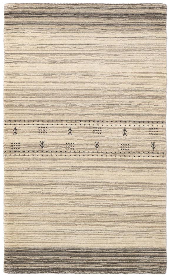 Detail image of 2' 5 x 4' Hand Knotted Tibet Wool Rug