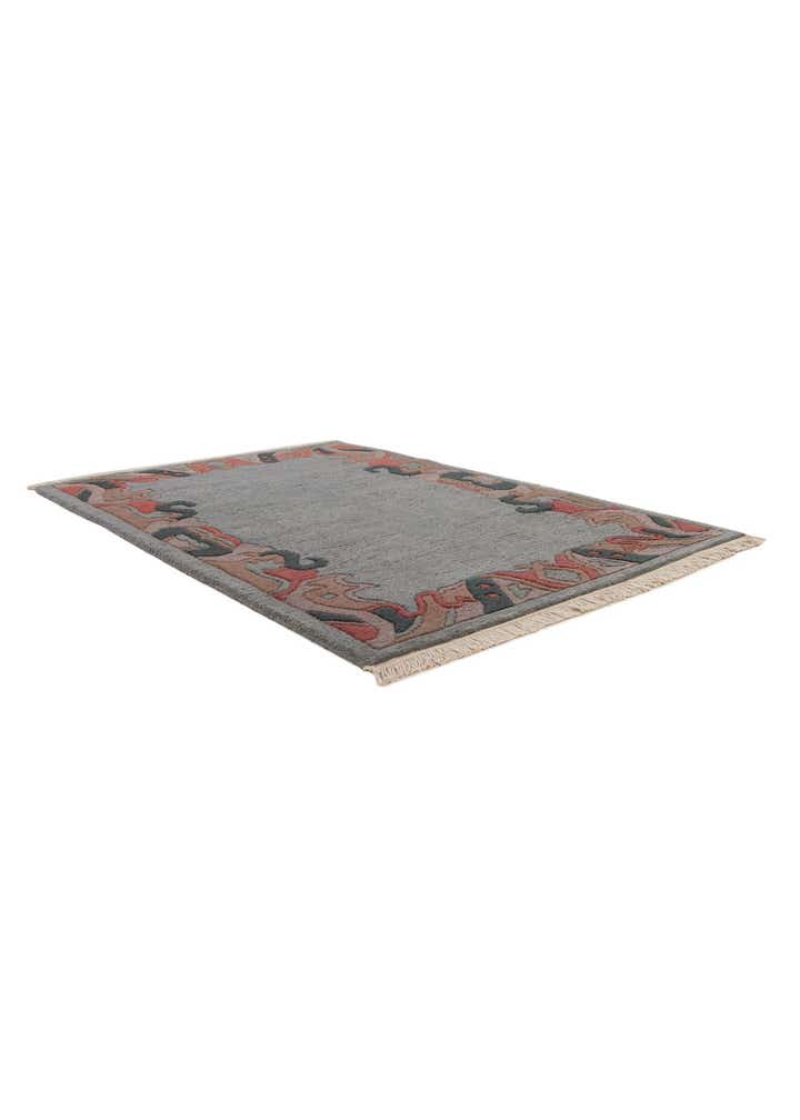 4' x 5' 10 Hand Knotted Tibet Wool Rug