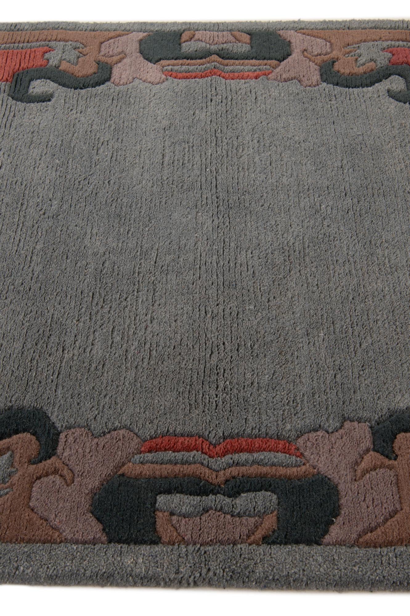 4' x 5' 10 Hand Knotted Tibet Wool Rug