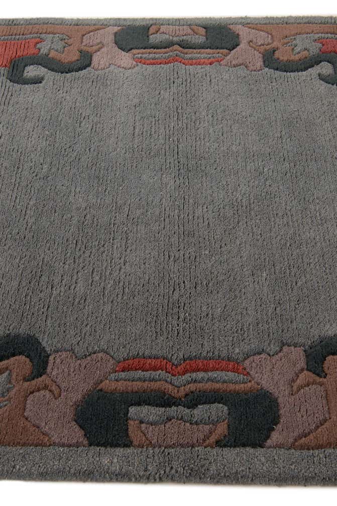 4' x 5' 10 Hand Knotted Tibet Wool Rug