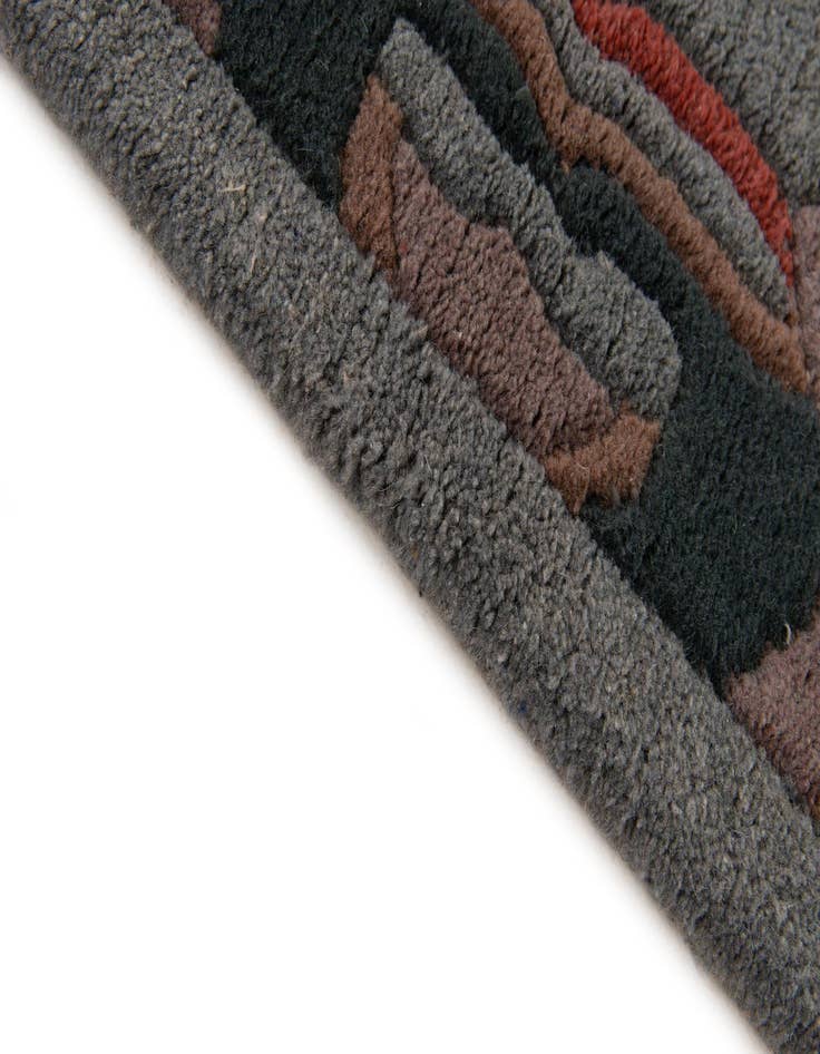 Detail image of 4' x 5' 10  Hand Knotted Tibet Wool Rug