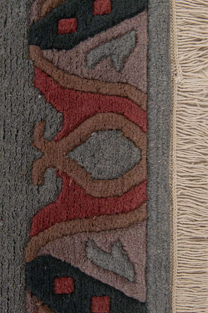 4' x 5' 10 Hand Knotted Tibet Wool Rug