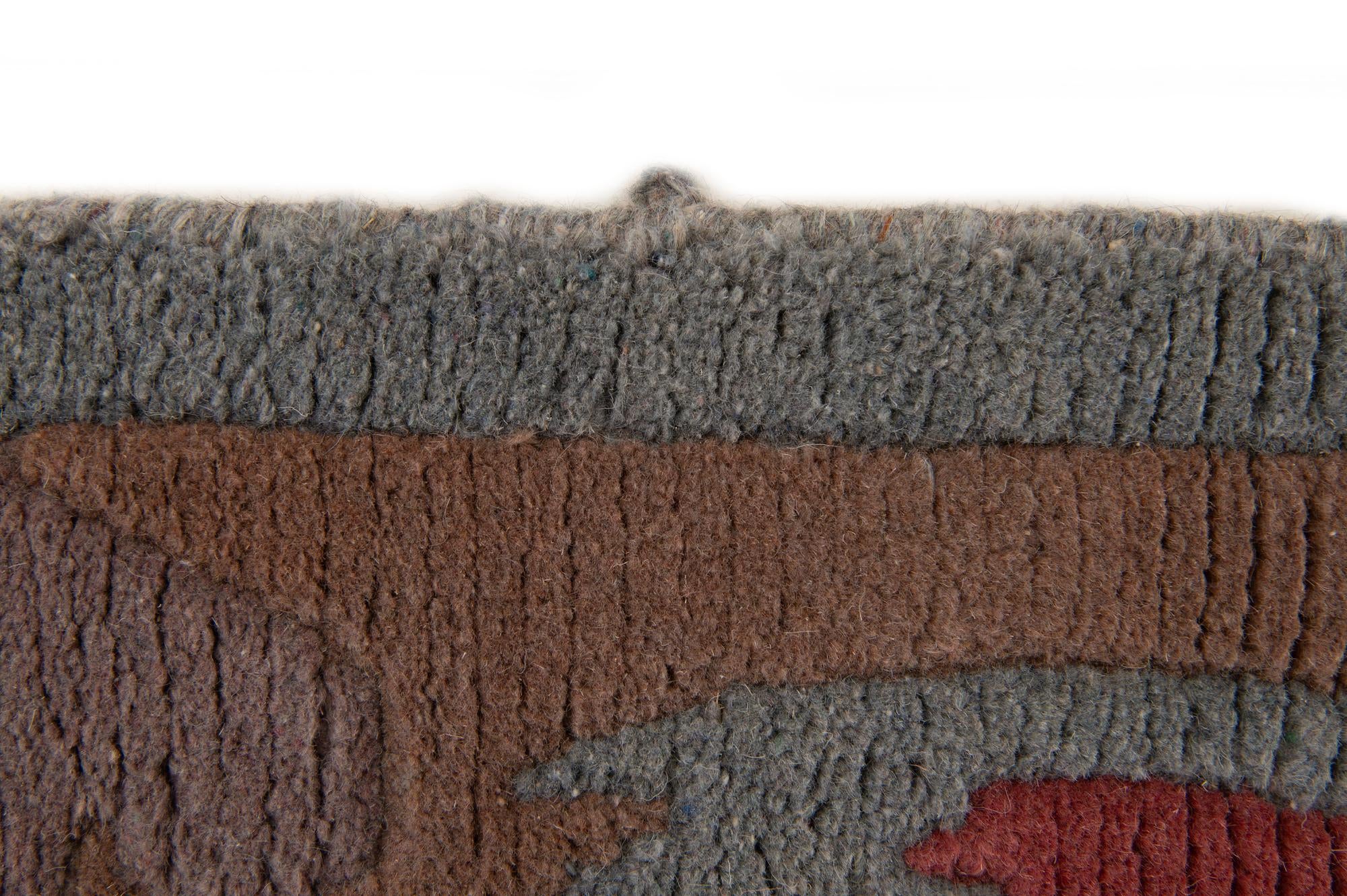 4' x 5' 10 Hand Knotted Tibet Wool Rug